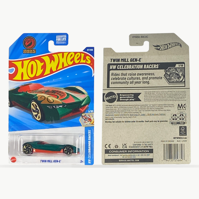 Hot Wheels Twin Mill Gen-E | Celebration Racers Series 1/10 - for just $2.49! 