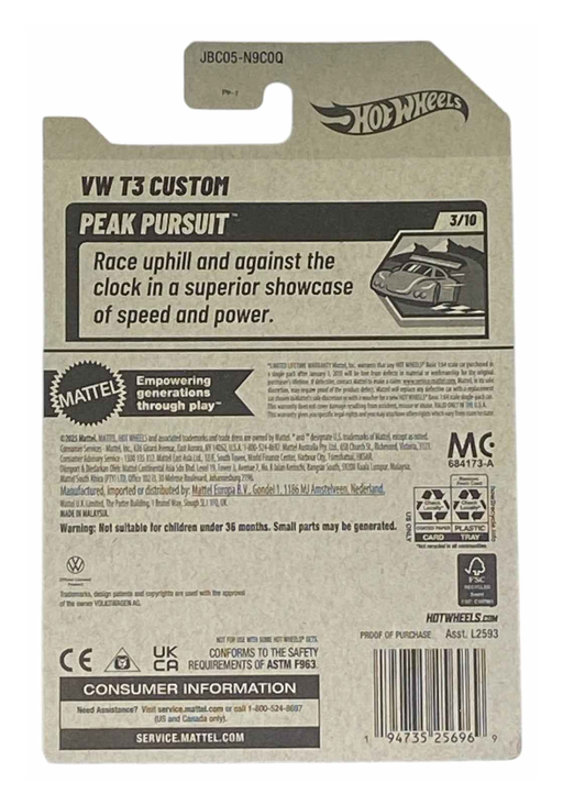 Hot Wheels VW T3 Custom | Peak Pursuit Series 3/10 - for just $2.99! 
