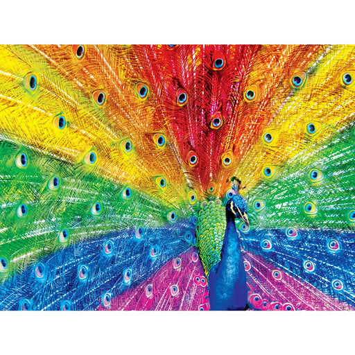 Brilliance - Peacock Delight 550 Piece Jigsaw Puzzle - Just $14.99! Shop now at Retro Gaming of Denver