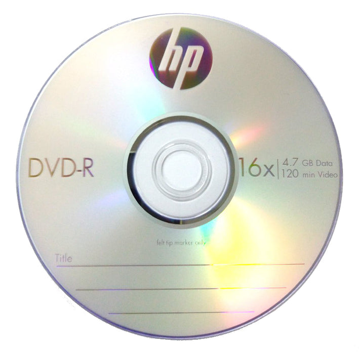 HP 16X DVD-R 4.7GB (HP Logo on Top) [Discontinued] - for just $24.95! 