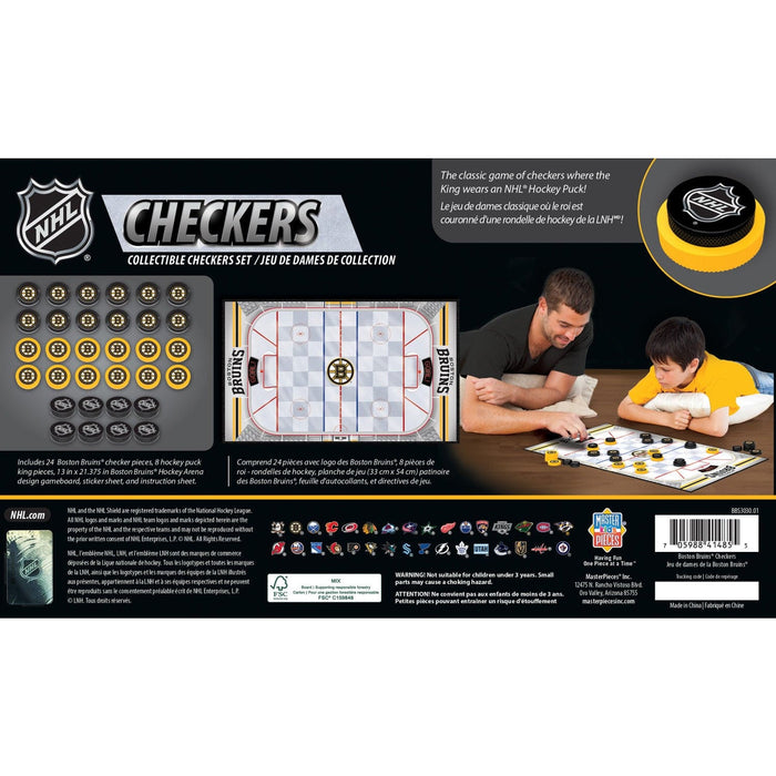 Boston Bruins Checkers Board Game - for just $19.99! 