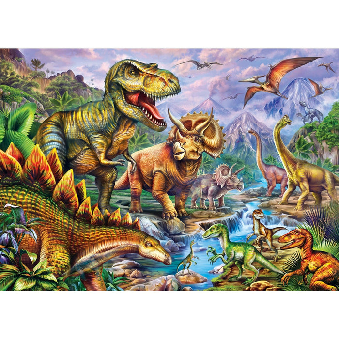 Hidden Images - Dinosaur Valley 500 Piece Jigsaw Puzzle - for just $14.99! 