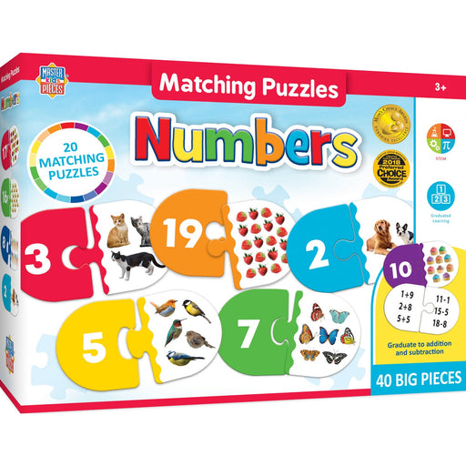 Numbers - Educational Matching Jigsaw Puzzles - Premium Educational - Just $12.99! Shop now at Retro Gaming of Denver