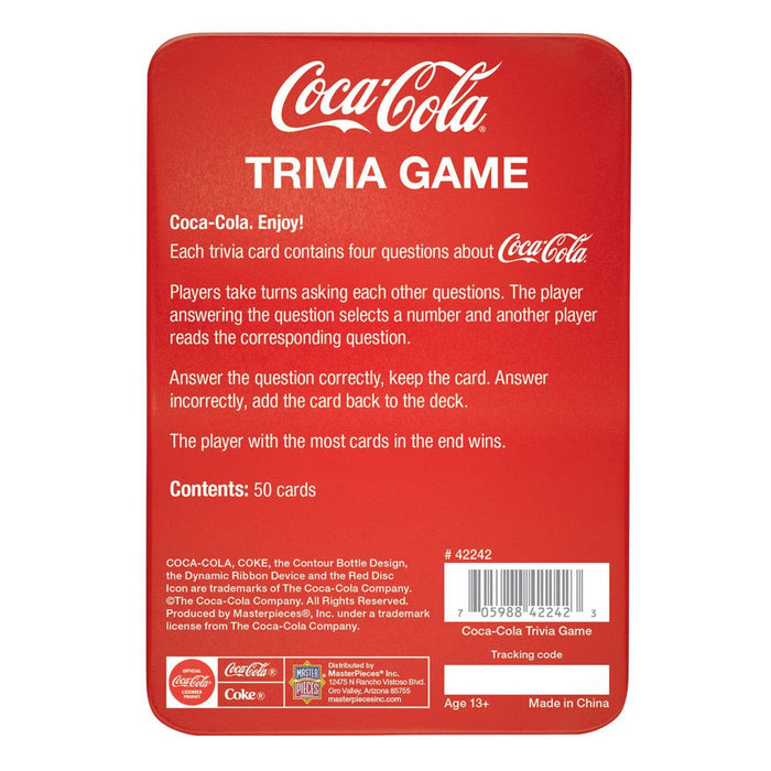 Coca-Cola Trivia Game with Collectible Tin - for just $14.99! 