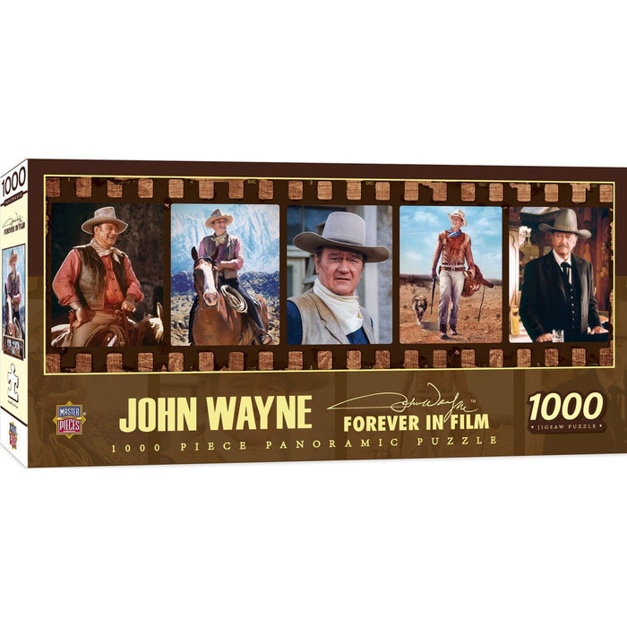 John Wayne Collection - Forever in Film 1000 Piece Panoramic Jigsaw Puzzle - for just $19.99! 