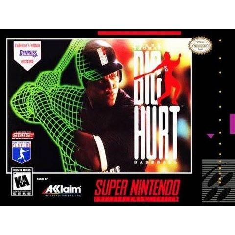 Frank Thomas Big Hurt Baseball (Super Nintendo) - Premium Video Games - Just $0! Shop now at Retro Gaming of Denver