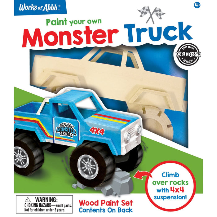 Monster Truck Wood Craft & Paint Kit - for just $19.99! 