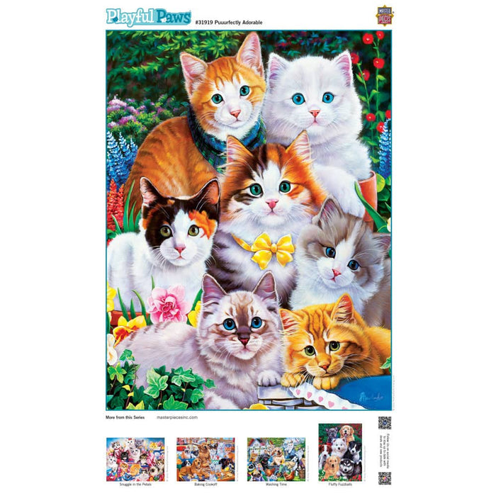 Playful Paws - Puuurfectly Adorable 300 Piece EZ Grip Jigsaw Puzzle - for just $14.99! 
