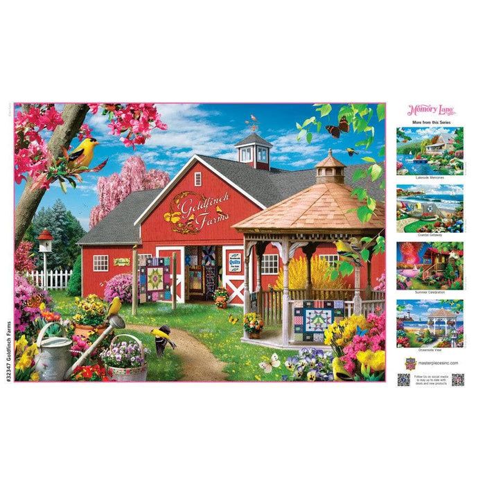 Memory Lane - Goldfinch Farms 300 Piece EZ Grip Jigsaw Puzzle - for just $14.99! 