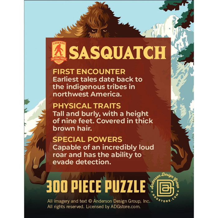 Sasquatch 300 Piece Jigsaw Puzzle - for just $12.99! 