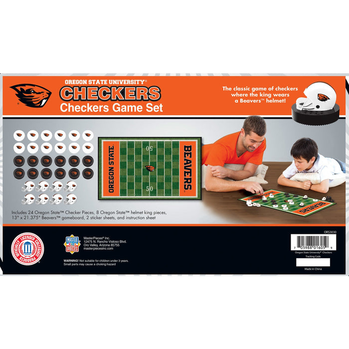 Oregon State Beavers Checkers Board Game - Just $19.99! Shop now at Retro Gaming of Denver