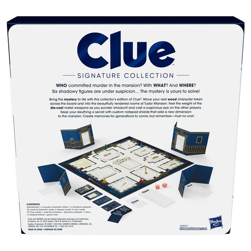 Clue: Signature Collection - Premium Board Game - Just $74.99! Shop now at Retro Gaming of Denver