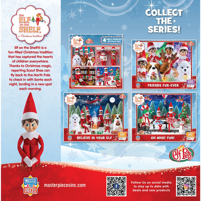 Elf on the Shelf 4-Pack 100 Piece Jigsaw Puzzles - V2 - Just $14.99! Shop now at Retro Gaming of Denver