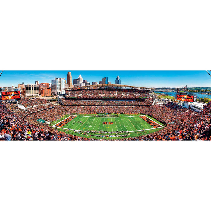 Cincinnati Bengals - 1000 Piece Panoramic Jigsaw Puzzle - Just $19.99! Shop now at Retro Gaming of Denver