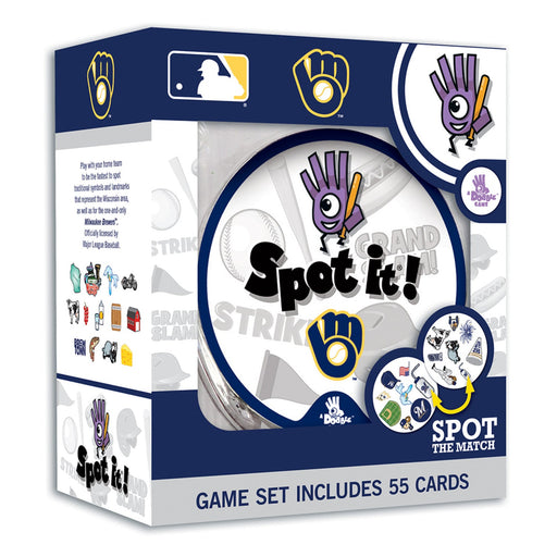 Milwaukee Brewers Spot It! Card Game - Premium Card Games - Just $12.99! Shop now at Retro Gaming of Denver