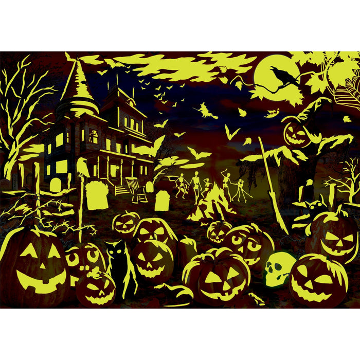 Glow in the Dark - All Hallow's Eve 500 Piece Jigsaw Puzzle - Just $14.99! Shop now at Retro Gaming of Denver