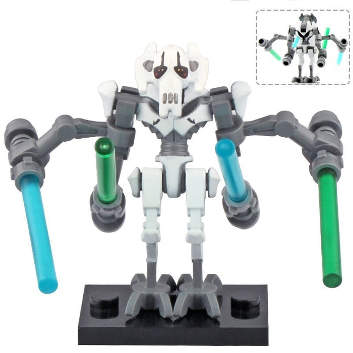 General Grievous (Gray) Lego Minifigure (Lego-Compatible Minifigures) - Just $3.99! Shop now at Retro Gaming of Denver