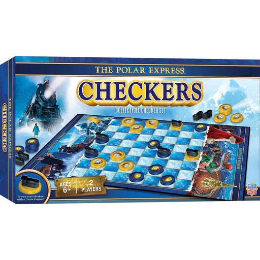 The Polar Express Checkers Board Game - for just $14.99! 