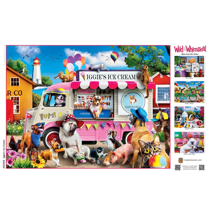 Wild & Whimsical - Iggy's Ice Cream 300 Piece EZ Grip Jigsaw Puzzle - for just $14.99! 