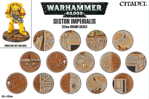 Citadel: Sector Imperialis 32mm Round Bases - for just $43.49! 