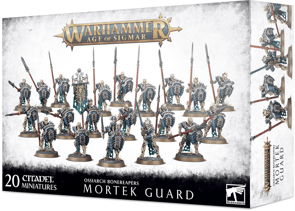Age of Sigmar: Mortek Guard - Ossiarch Bonereapers Unit - for just $59.99! 