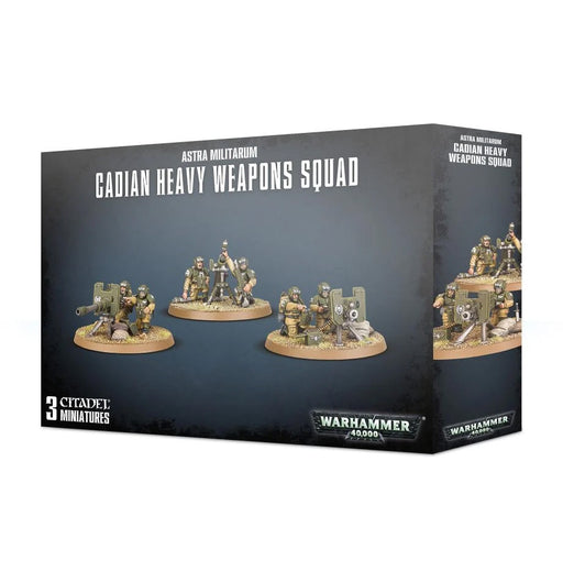 Warhammer 40k Astra Militarum Cadian Heavy Weapon Squad - for just $51.99! 
