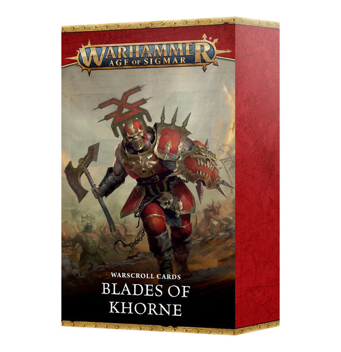 Warhammer: Blades of Khorne - Warscroll Cards - for just $35! 