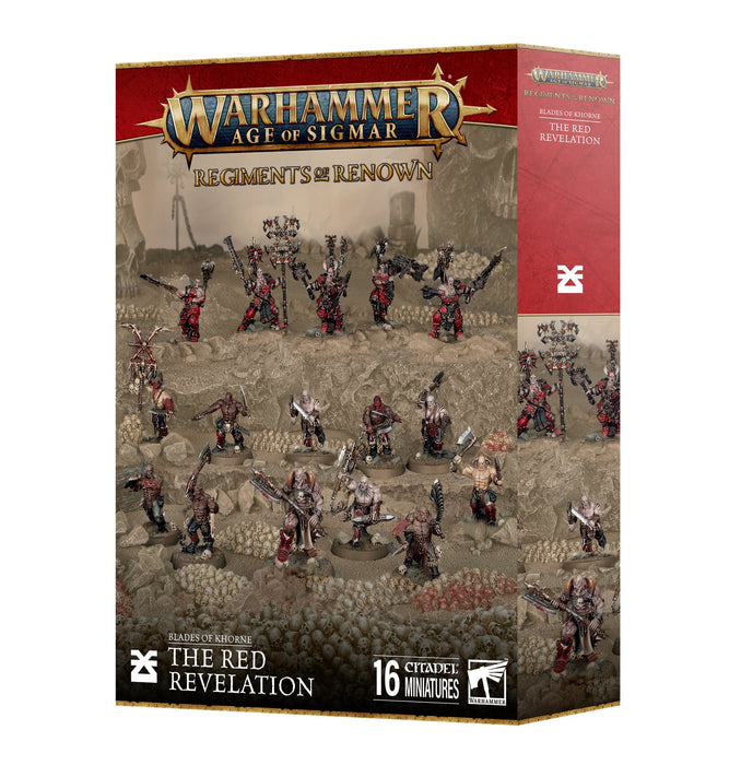 Warhammer: Blades of Khorne Regiments of Renown - The Red Revelation - for just $94! 