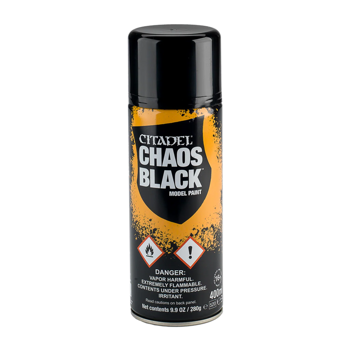 Warhammer - Chaos Black Spray Paint - for just $24.99! 