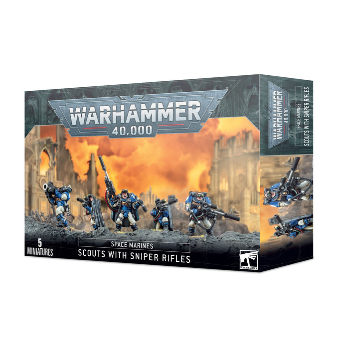 Warhammer 40K: Space Marines Scouts with Sniper Rifles - for just $35! 