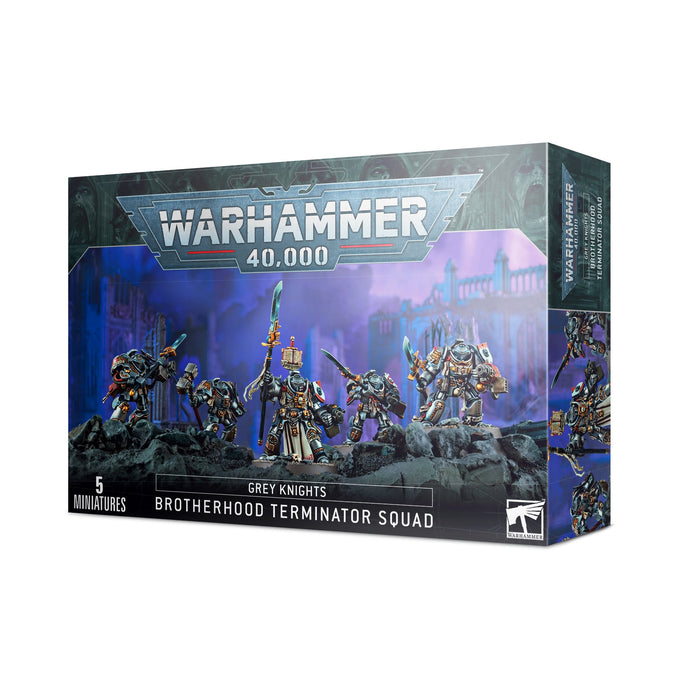 Warhammer 40K: Grey Knights - Brotherhood Terminator Squad - for just $60! 
