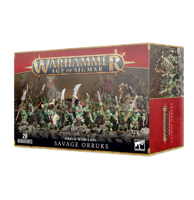 Warhammer: Orruk Warclans - Savage Orruks/Arrowboys/Morboys - for just $62.50! 