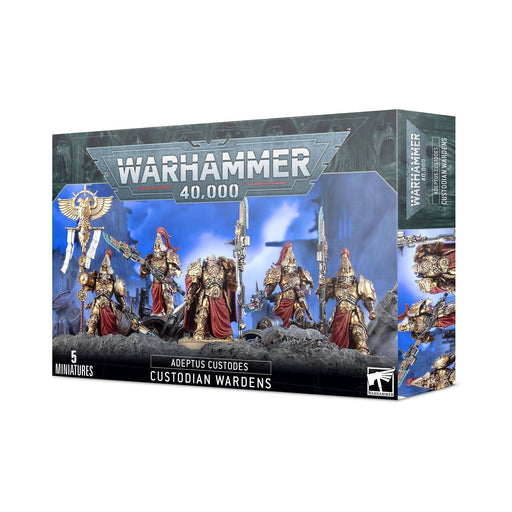Warhammer 40K: Adeptus Custodes - Custodian Wardens - Premium Miniatures - Just $60! Shop now at Retro Gaming of Denver