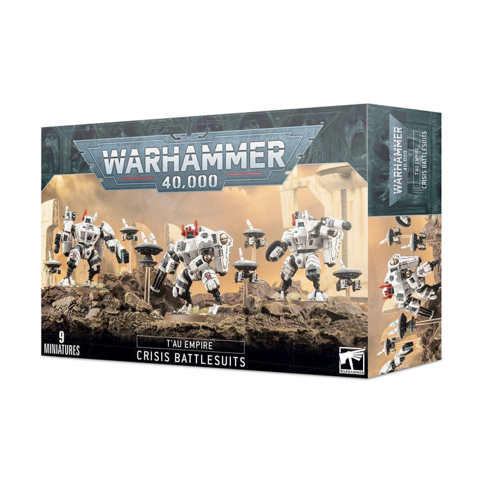 Warhammer 40K: T'au Empire - XV8 Crisis Battlesuit Team - Just $84! Shop now at Retro Gaming of Denver