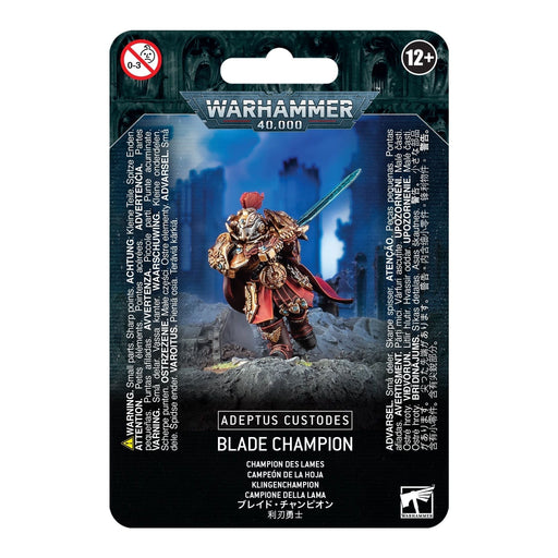 Warhammer 40K: Adeptus Custodes - Blade Champion - Premium Miniatures - Just $42! Shop now at Retro Gaming of Denver