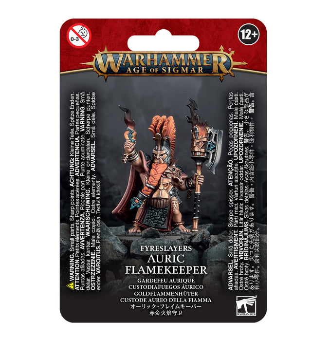 Warhammer: Fyreslayers - Auric Flamekeeper - for just $35! 