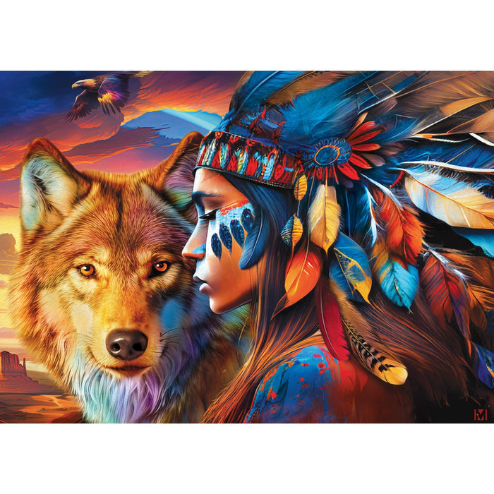 Tribal Spirit - Spirit of the Wilderness 500 Piece Jigsaw Puzzle - Just $14.99! Shop now at Retro Gaming of Denver