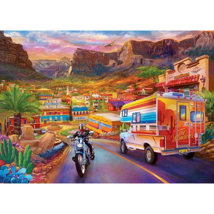 Roadsides of the Southwest - Into the Valley 500 Piece Jigsaw Puzzle - for just $14.99! 