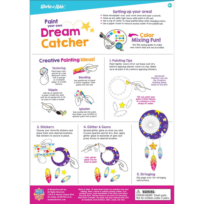 Dreamcatcher Wood Craft & Paint Kit - for just $19.99! 