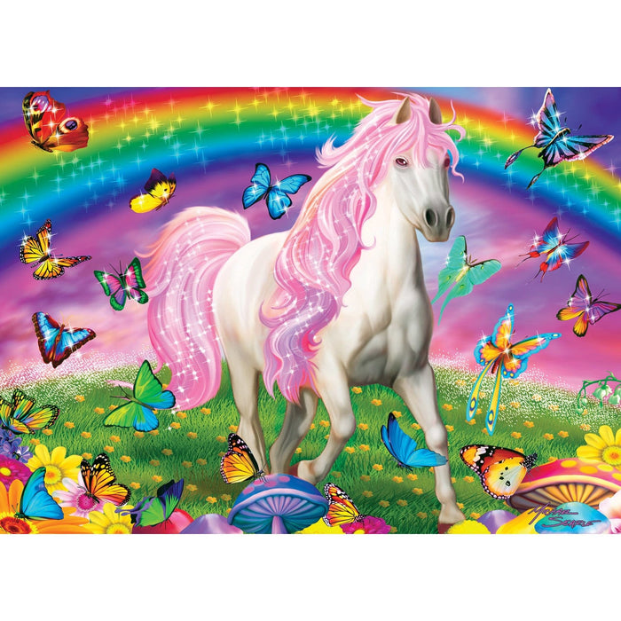 Glow in the Dark - Rainbow World 1000 Piece Jigsaw Puzzle - for just $9.99! 