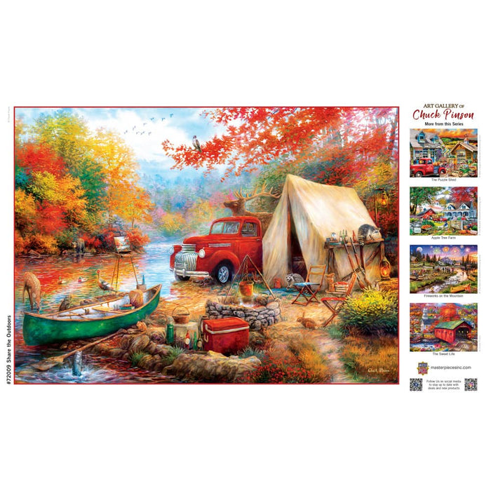 Art Gallery - Share the Outdoors 1000 Piece Jigsaw Puzzle - for just $16.99! 