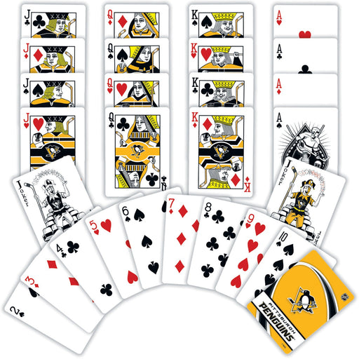 Pittsburgh Penguins Playing Cards - 54 Card Deck - Premium Dice & Cards Sets - Just $6.99! Shop now at Retro Gaming of Denver