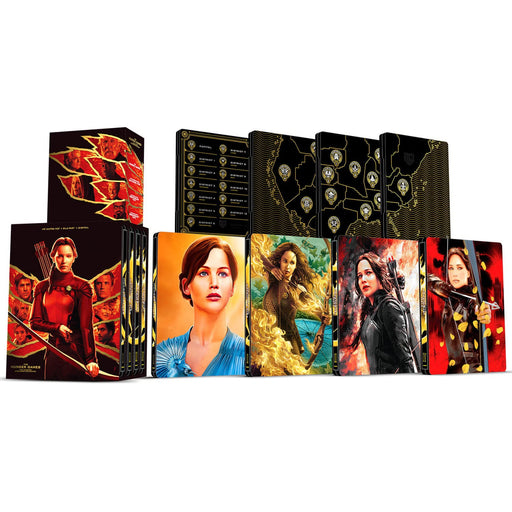 The Hunger Games - Ultimate Steelbook Collection (4K Ultra HD + Blu-ray + Digital) - for just $58.99! 