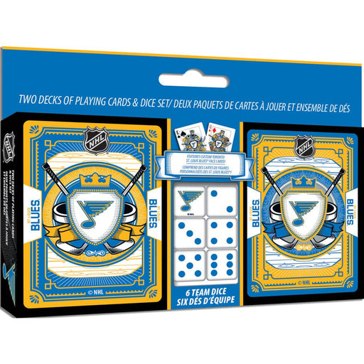 St. Louis Blues - 2-Pack Playing Cards & Dice Set - for just $19.99! 