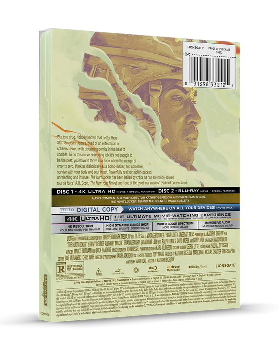 The Hurt Locker - Limited Edition Steelbook (4K UHD + Blu-ray + Digital) - for just $39.99! 