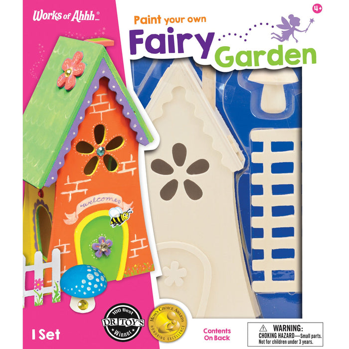 Fairy Garden Wood Craft & Paint Kit - Just $16.99! Shop now at Retro Gaming of Denver