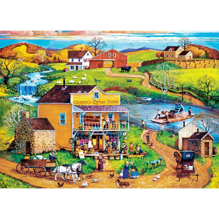 Americana - Cooper's Corner 500 Piece EZ Grip Jigsaw Puzzle - for just $14.99! 