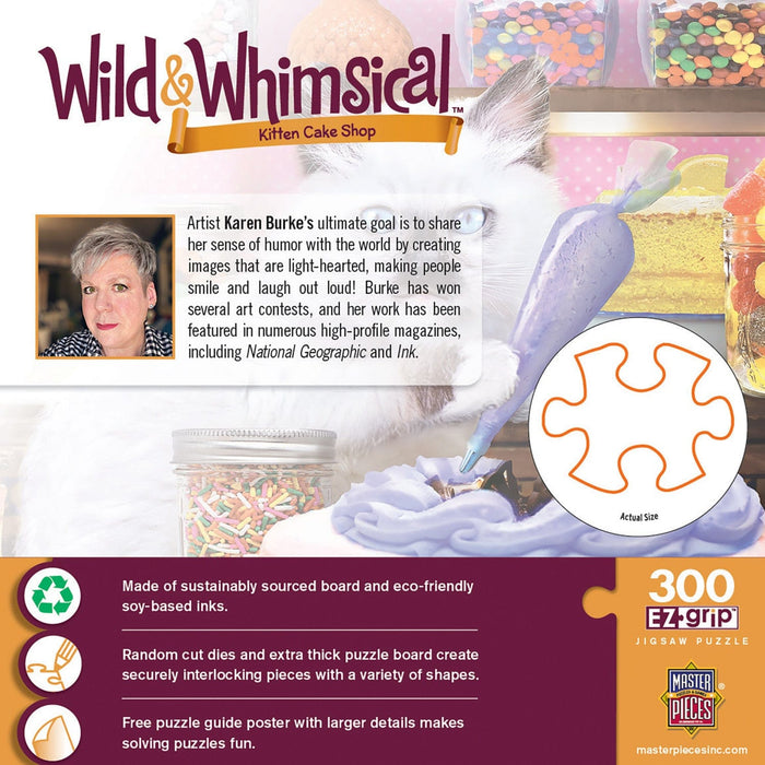 Wild & Whimsical - Kitten Cake Shop 300 Piece EZ Grip Jigsaw Puzzle - for just $14.99! 