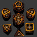 Dragon's Eye Hollow Metal Dice Set - White Gems - Premium Polyhedral Dice Set - Just $99.99! Shop now at Retro Gaming of Denver