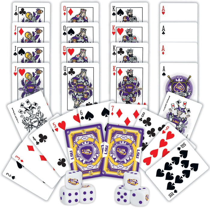 LSU Tigers - 2-Pack Playing Cards & Dice Set - for just $19.99! 